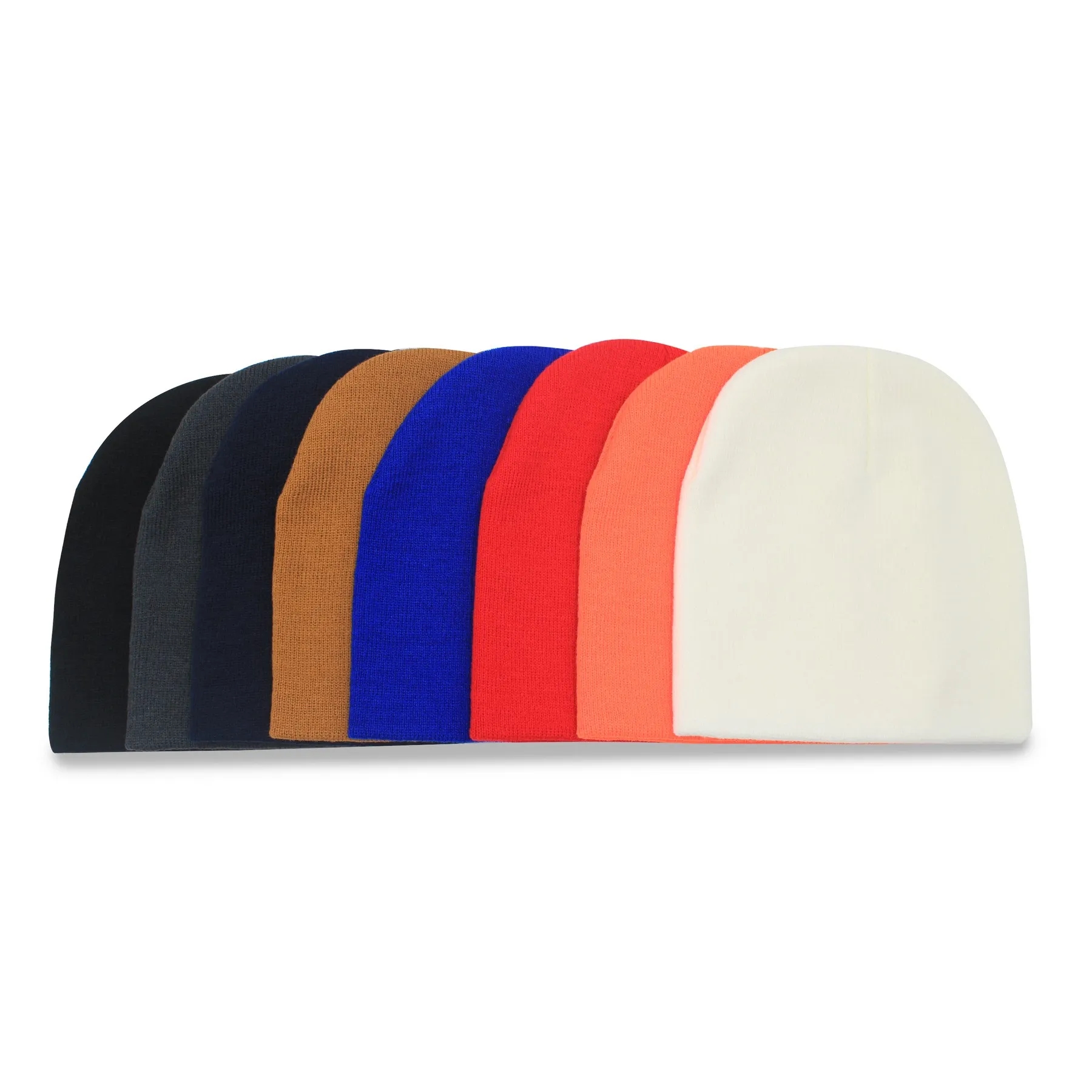 12" Cuff Acrylic Beanie 7