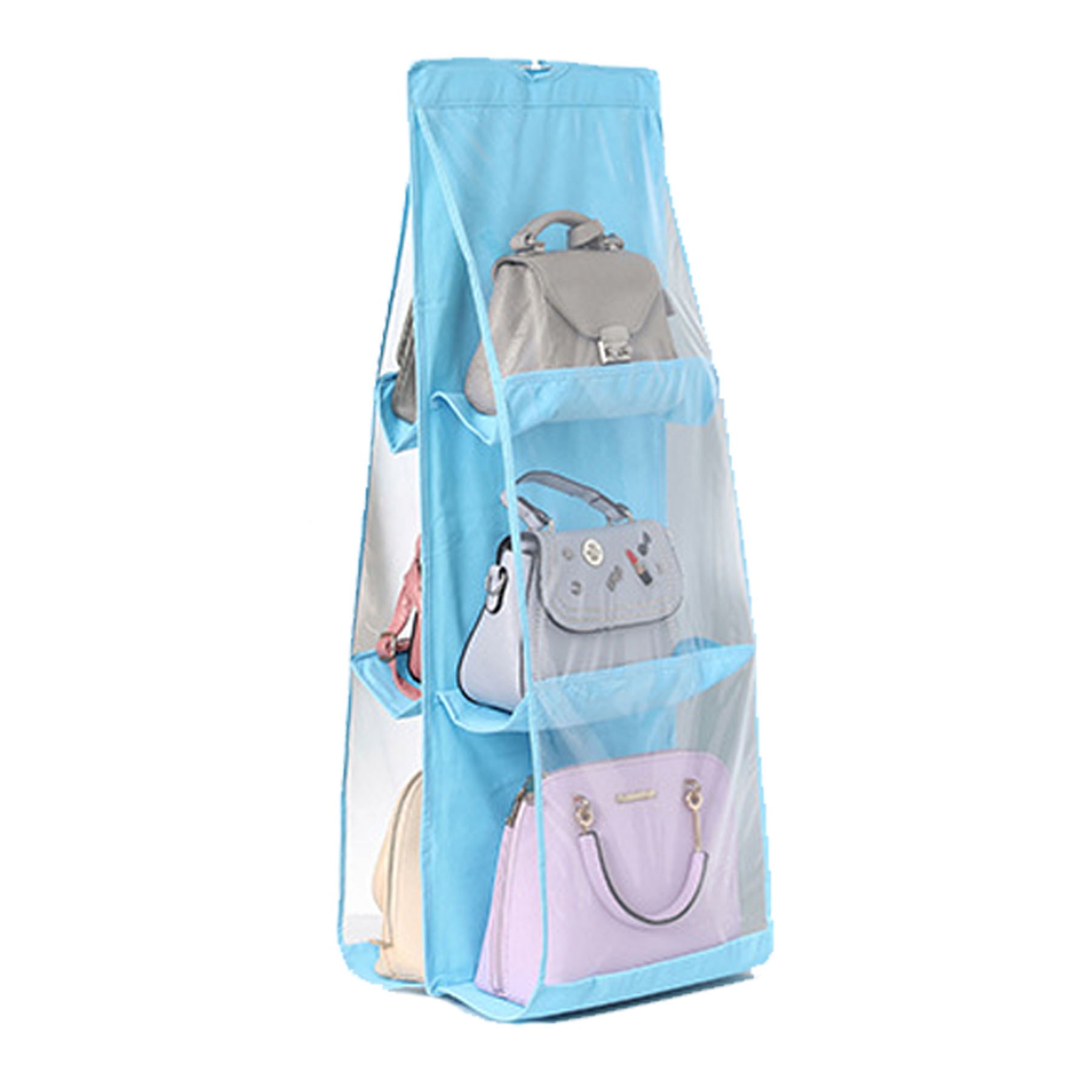 Nonwoven 6Pockets Hanging Closet Storage Bag 5