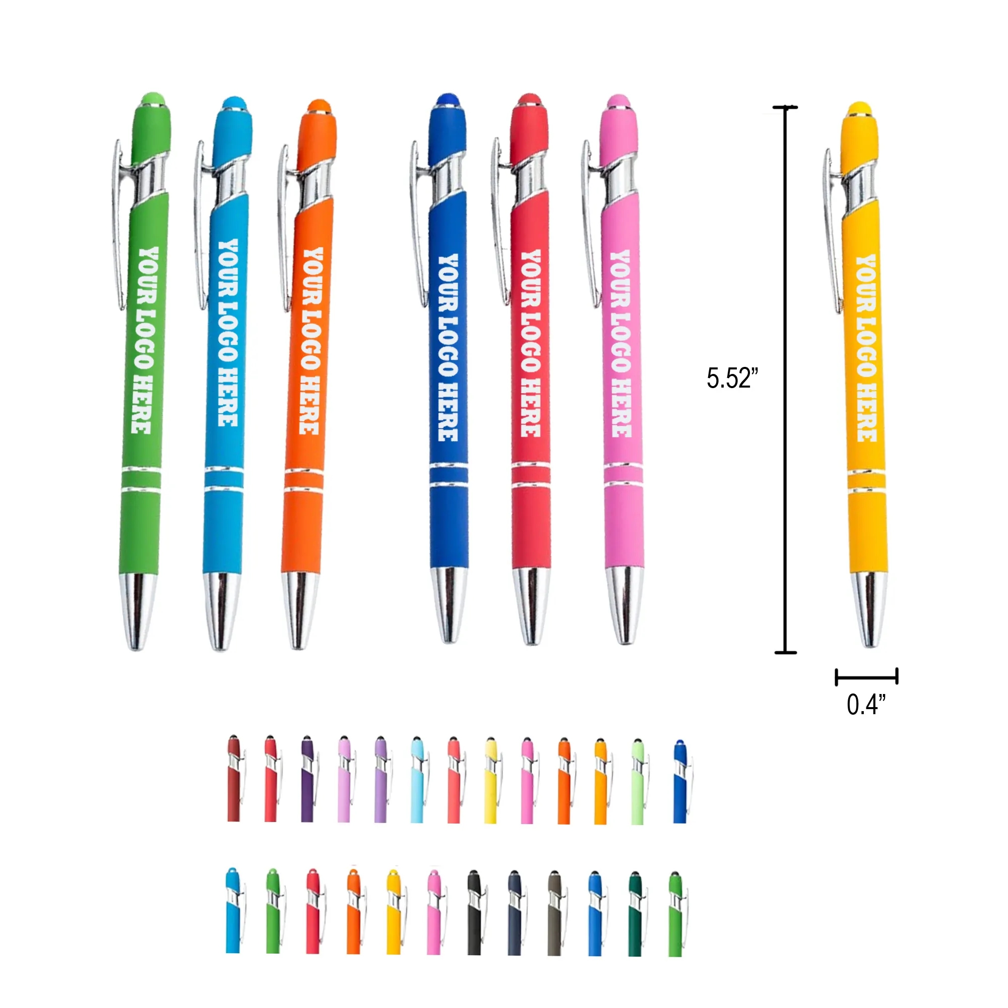 2 in1 Stylus Tip Screen Ballpoint Pen MOQ100 5