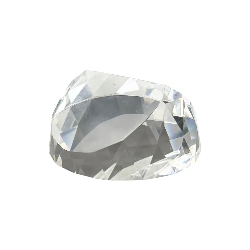 Custom Clear Crystal Paperweight 2