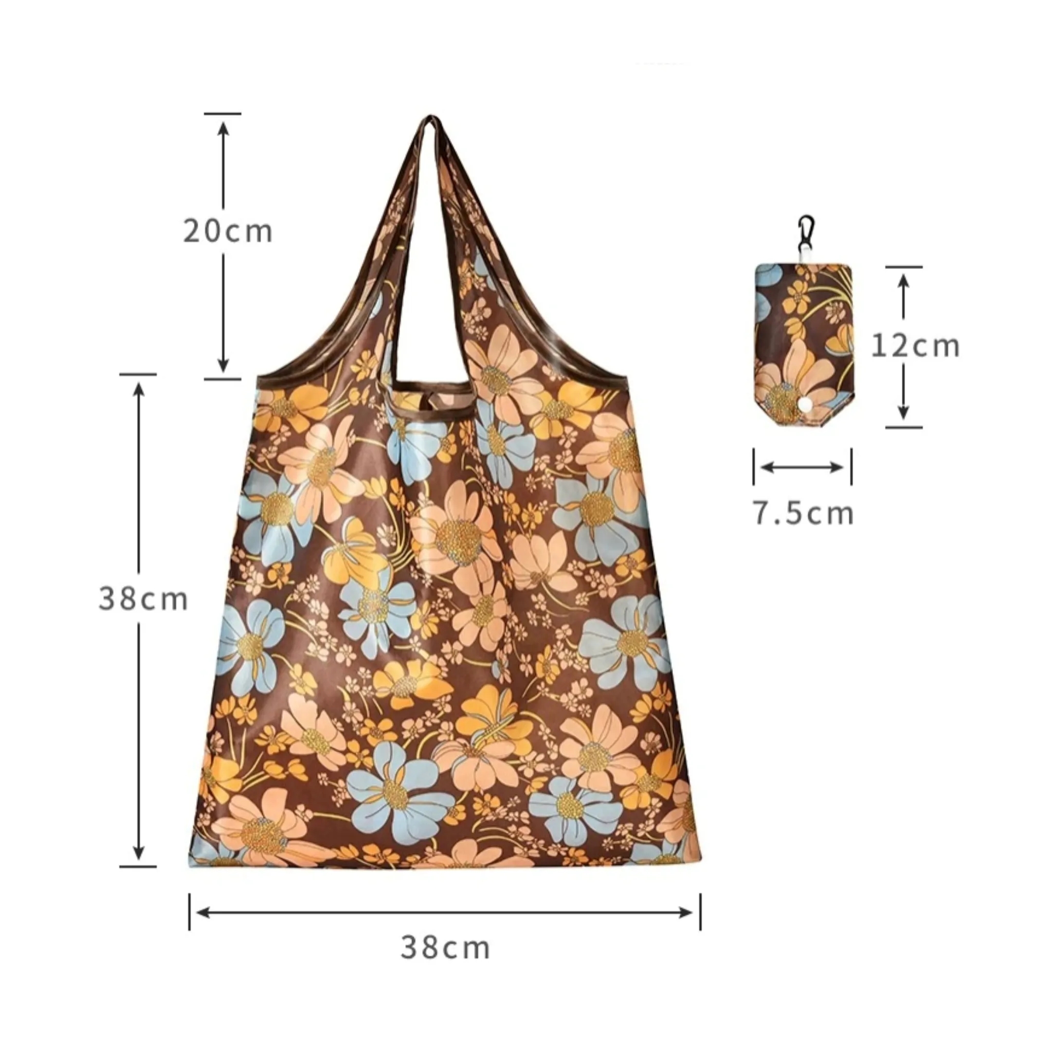Eco - friendly Square Folding Grocery Bag 5