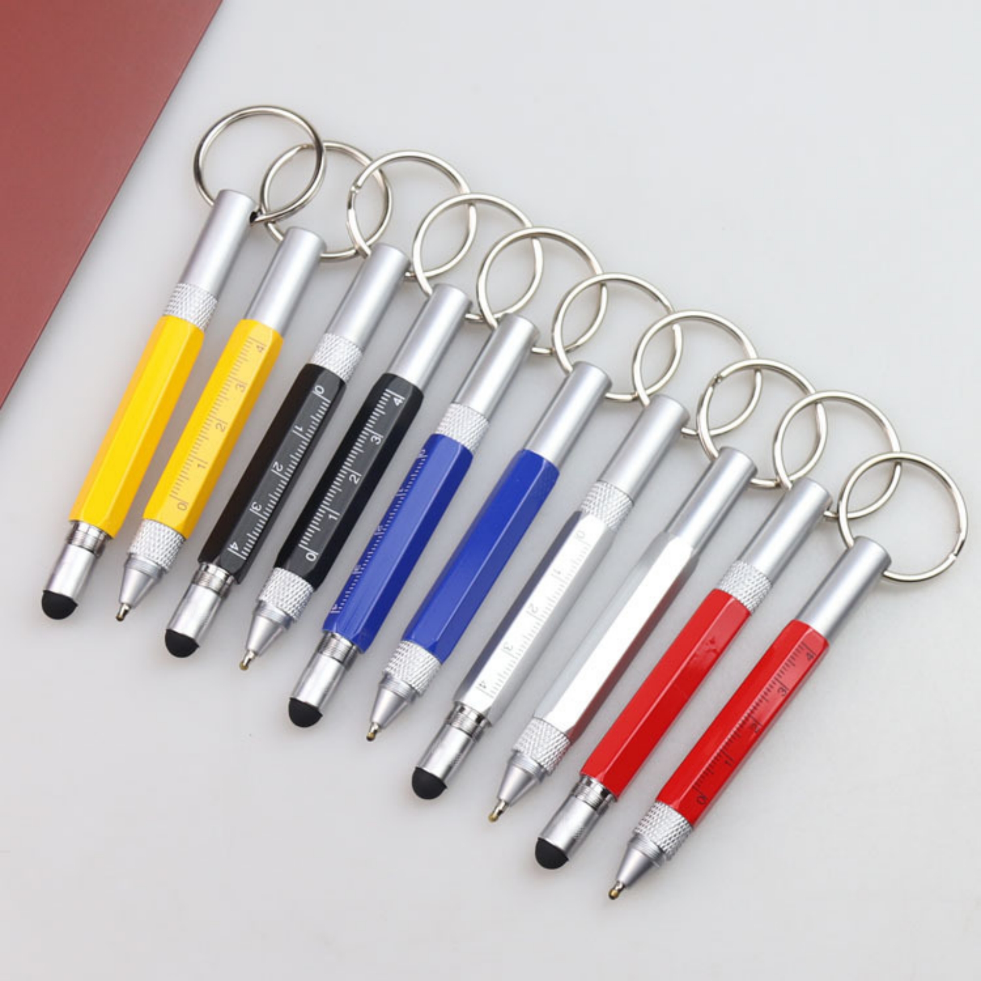 6 In 1 Multitool Tech Tool Pen WithKey Ring 4