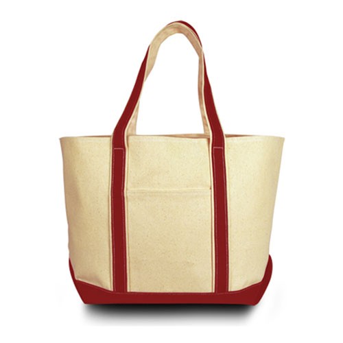 16 oz. Heavy Duty Large Cotton Canvas Tote Bag Boat Bag 2