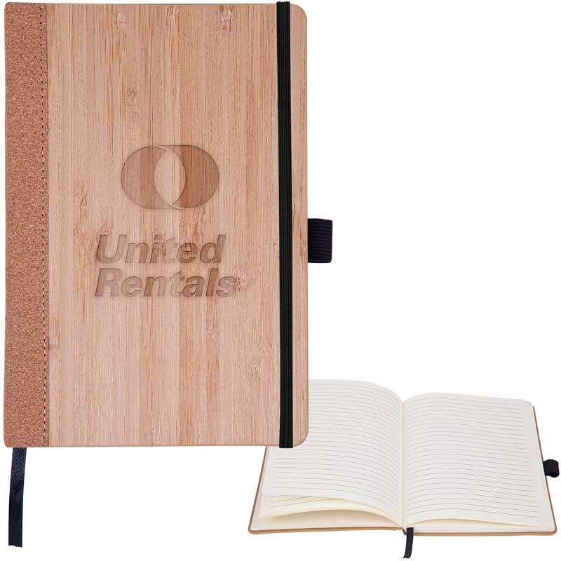 Bamboo Cover Cork Journal 1