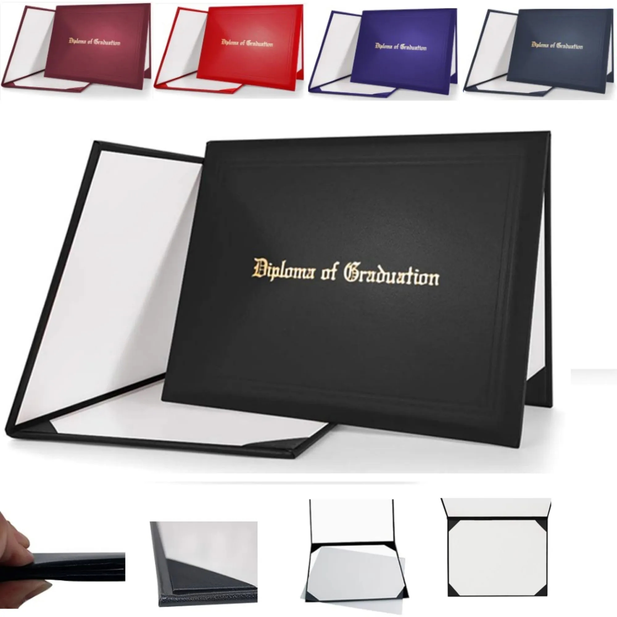 PU Leather Diploma Cover 8