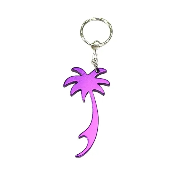 Metal Coconut Tree Bottle Opener Keychains 7