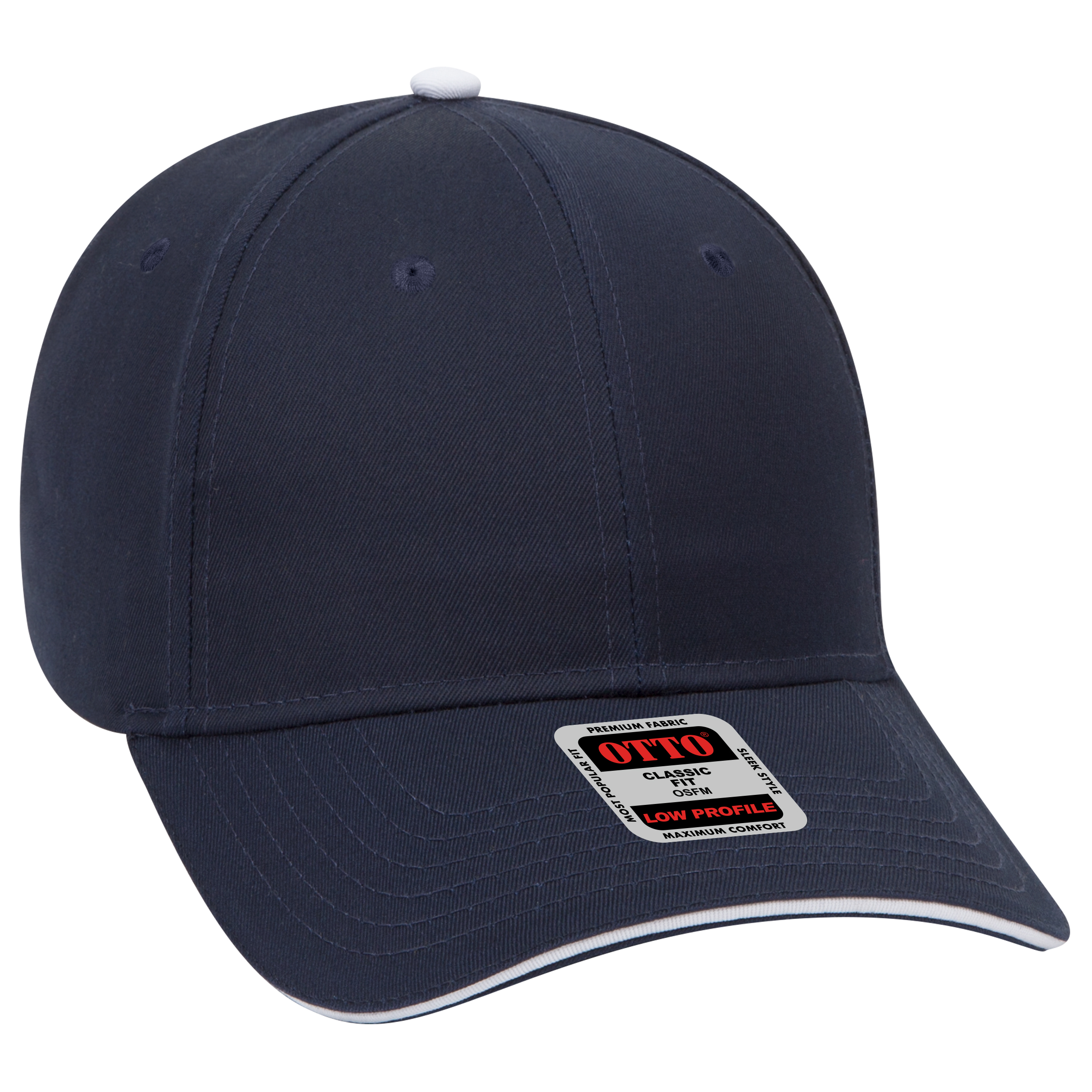 OTTO CAP® 6 Panel Low Profile Baseball Cap 24