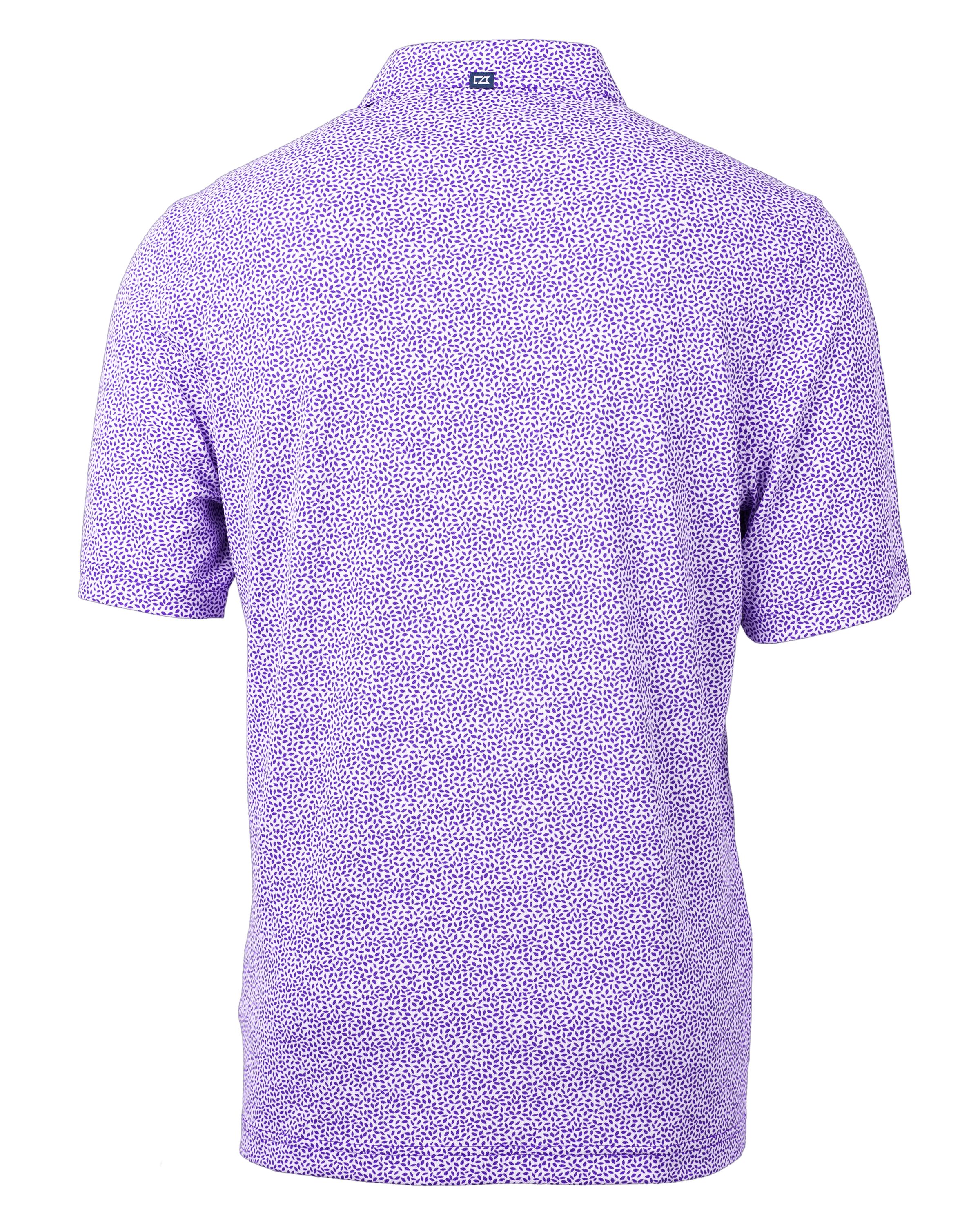 Cutter & Buck Virtue Recycled Botanical Print Featherlight Pique Mens  Polo 31