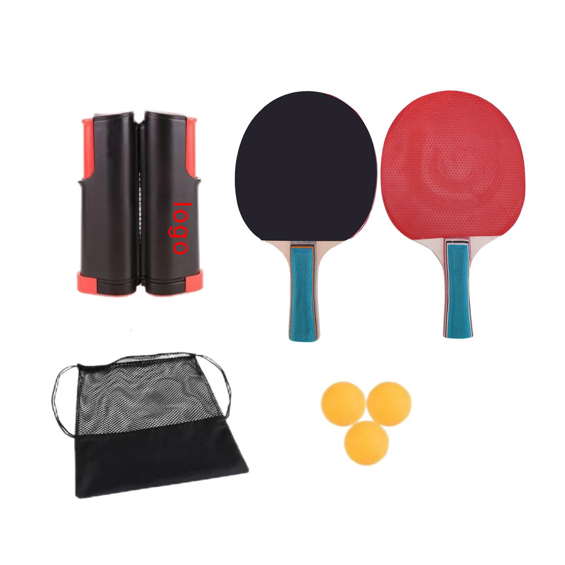 Table Tennis Paddles Set (direct import) 5