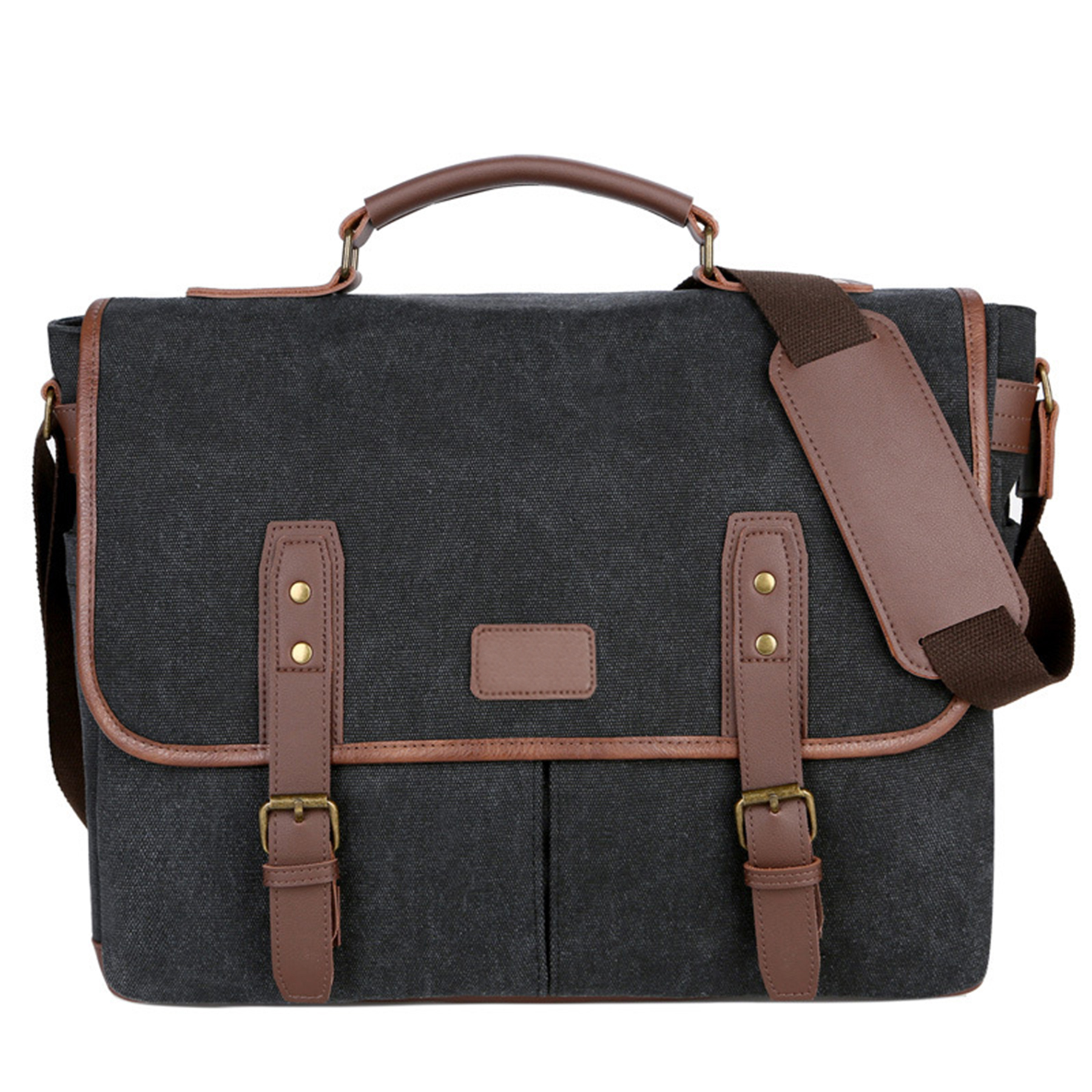 Cavas Vintage Men Briefcases Laptop Messenger Bag Business 9