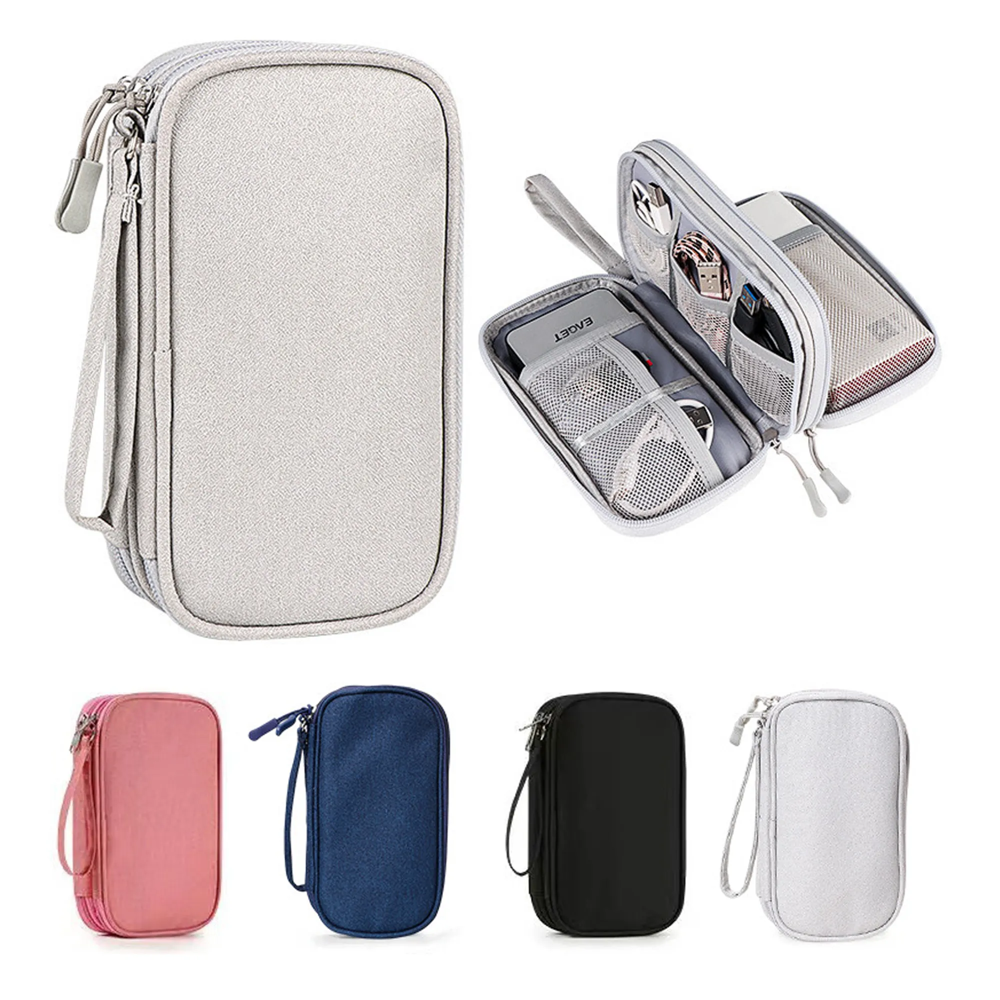 Full Color Double Layer Tech Organizer 4