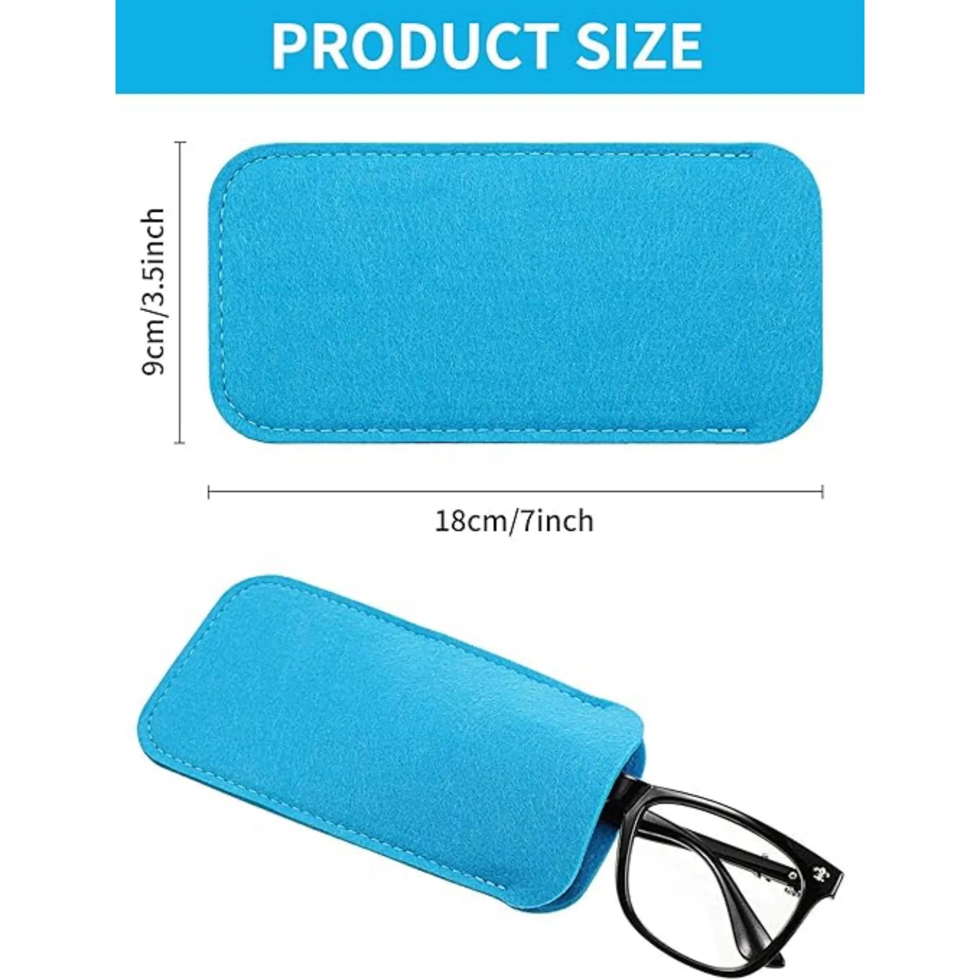 Soft Eyeglass Cases Sunglasses Storage Pouch Sleeve 3