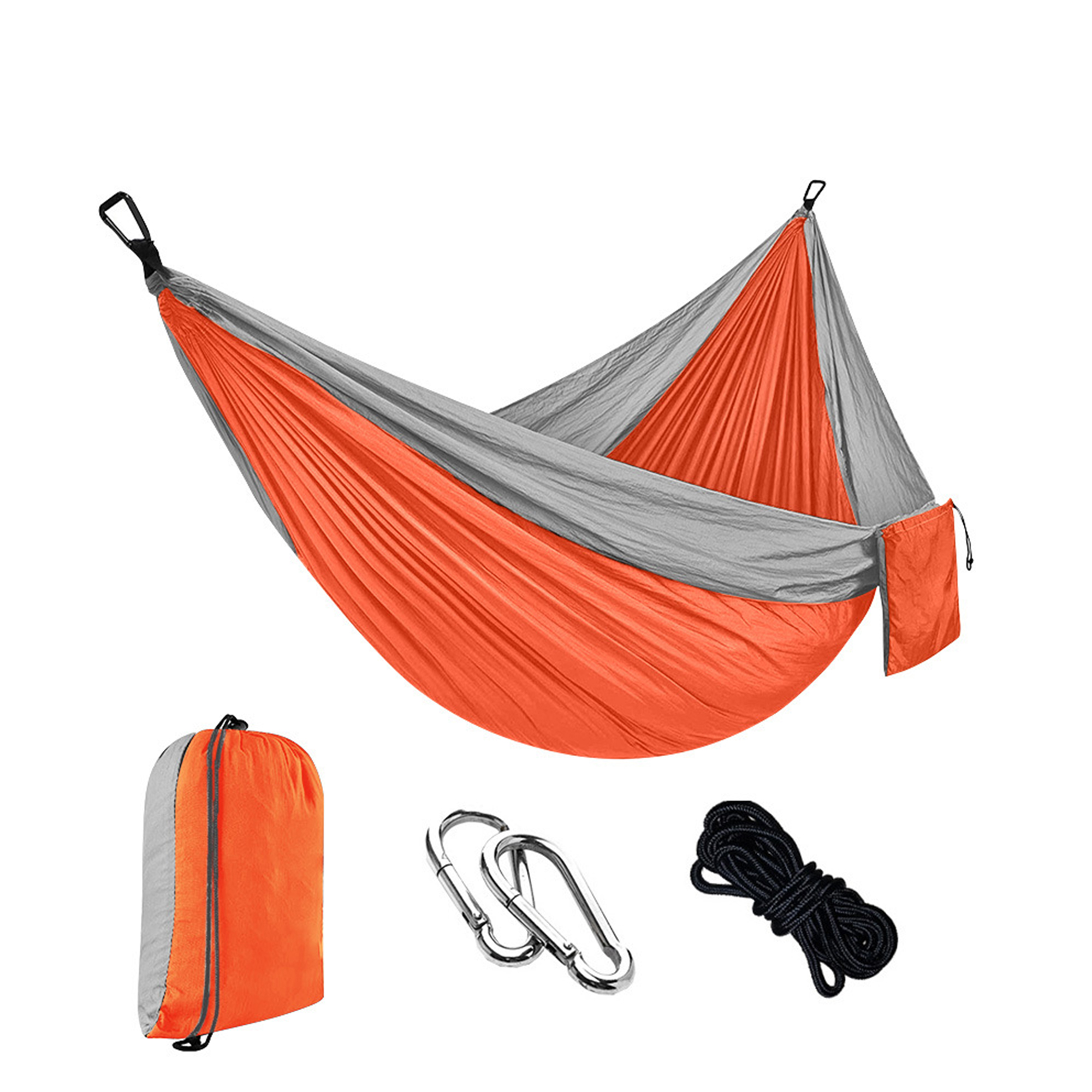 Lightweight Nylon Camping Hammock With Strap Kit 2