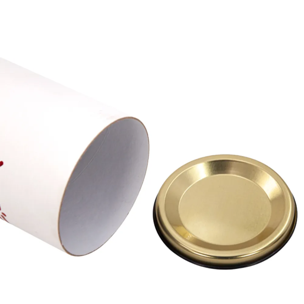 1-Bottle Tin Lid And Base Tube Wine Gift Box 1
