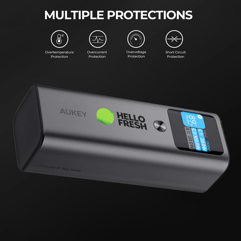 Aukey 140W 27,600 mAh Ultimate Laptop Power Bank 5