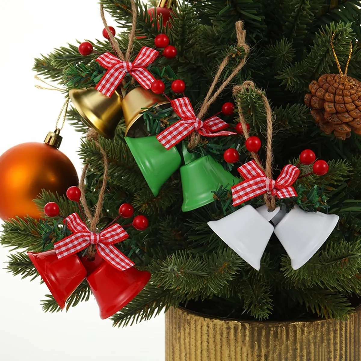 Double Bell Christmas Decorative Pendant 4