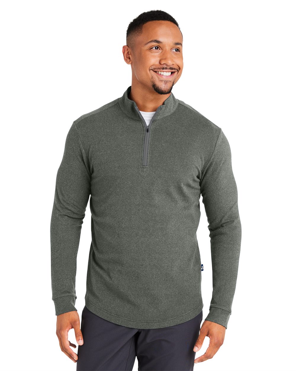 Men's Emery Quarter-Zip Pullover - SWE500, custom hoodie or sweatshirt with logo imprint 6