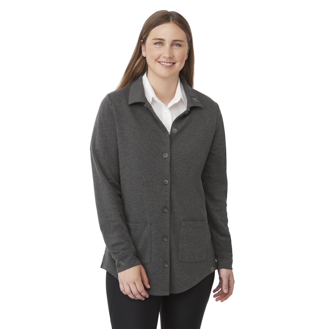 RIGI Eco Knit Button Cardi - Women's, custom women's shirt with logo imprint 165
