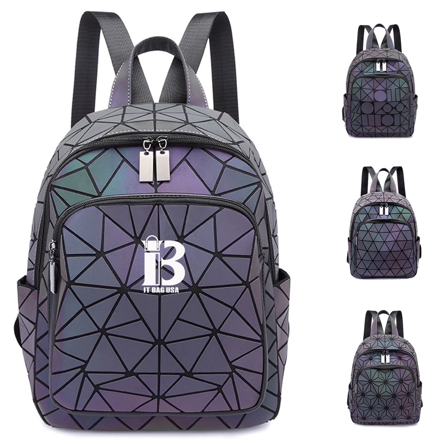 Luminous Geometric Backpacks 2