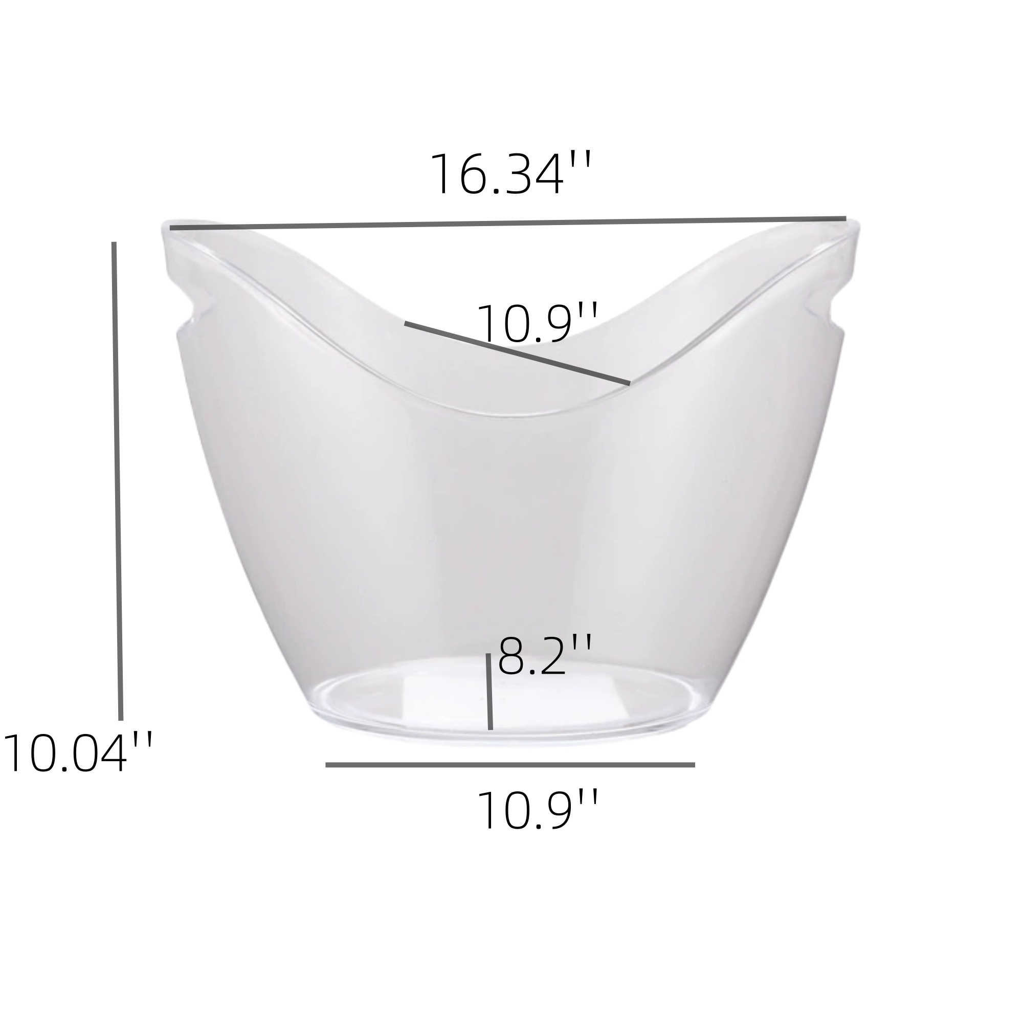 Party Plastic 8L Ice Bucket 7
