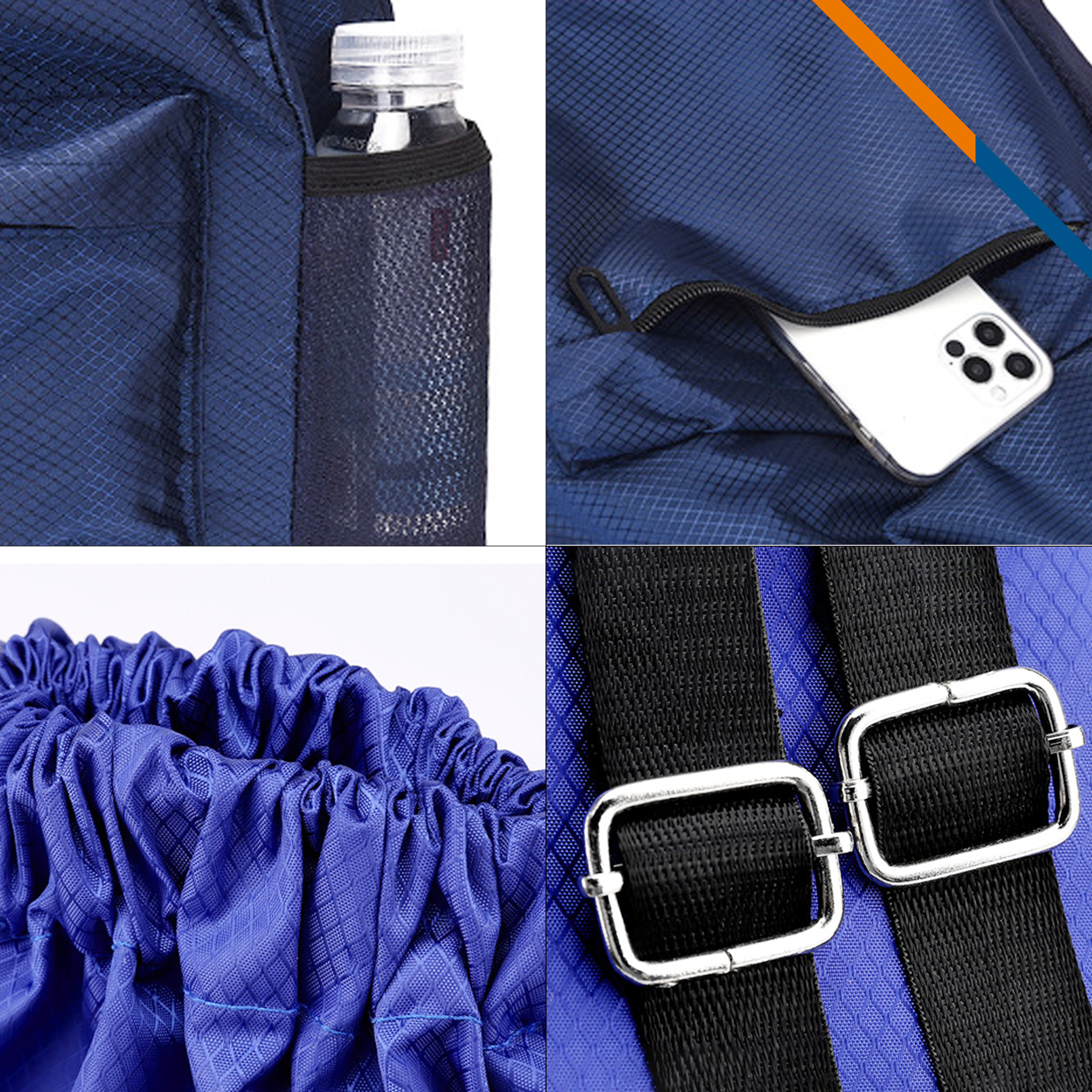 Daley Drawstring Backpack 15