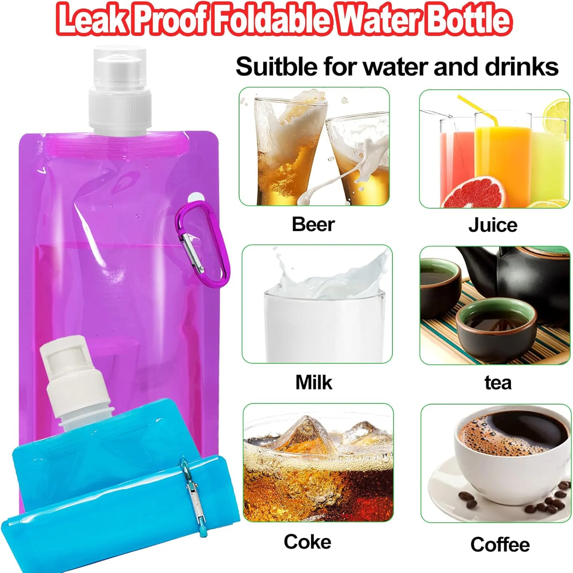 Environmental PE Foldable Outdoor Water Bag 5