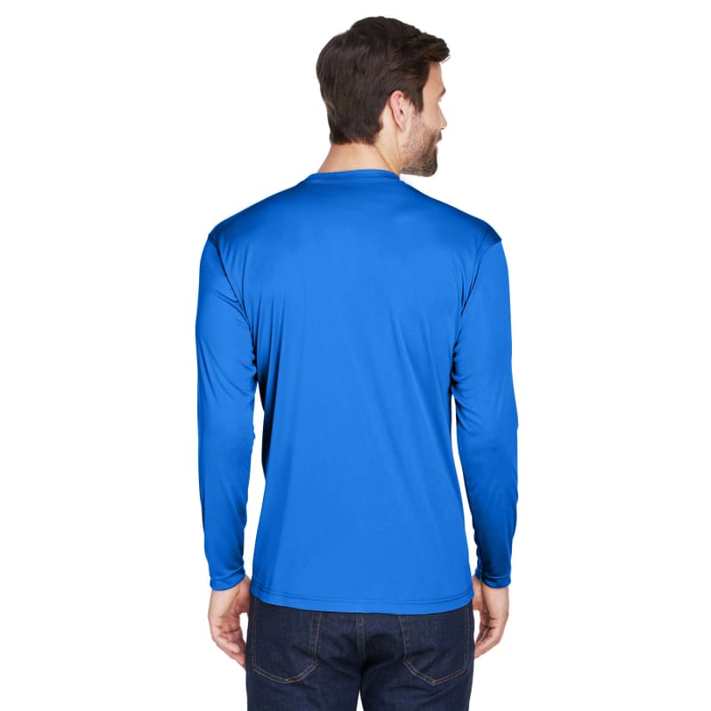 UltraClub Adult Cool & Dry Sport Long-Sleeve Performance Interlock T-Shirt 81