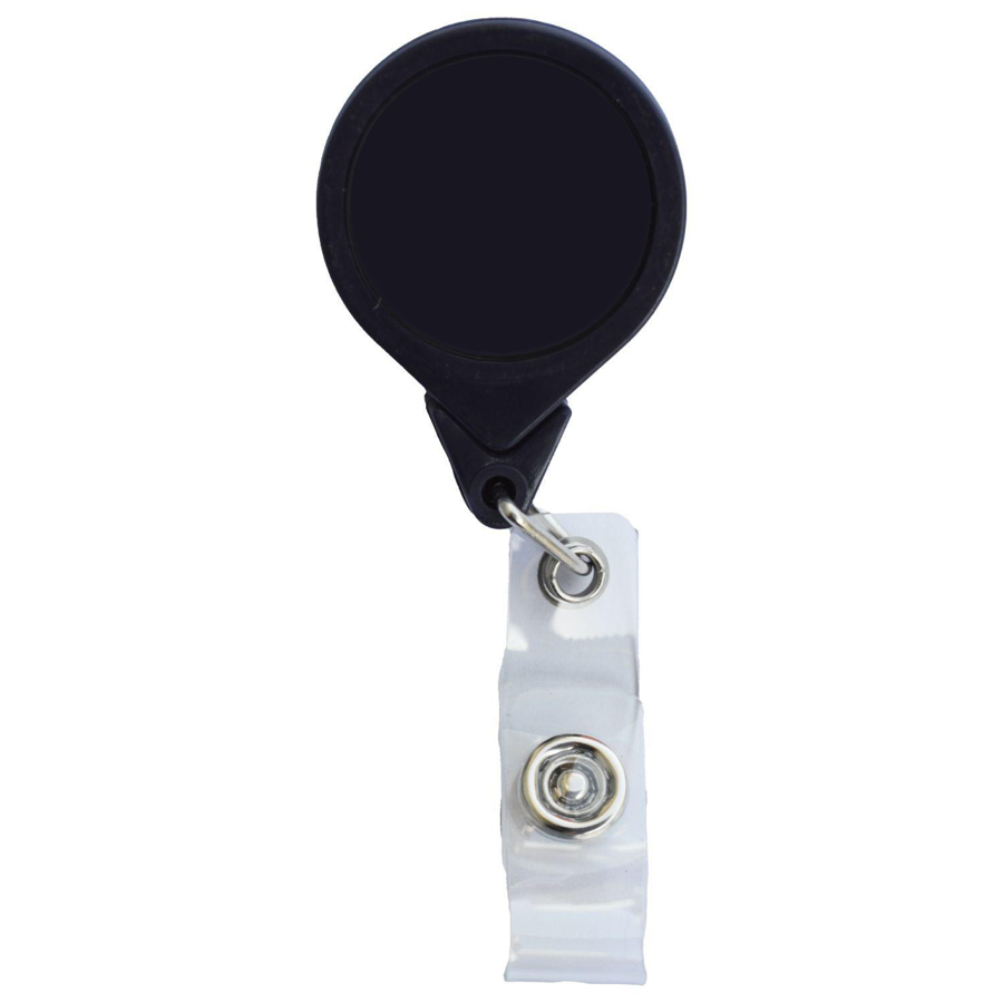 Teardrop Badge Reel w/ Bulldog Clip (No Twist)