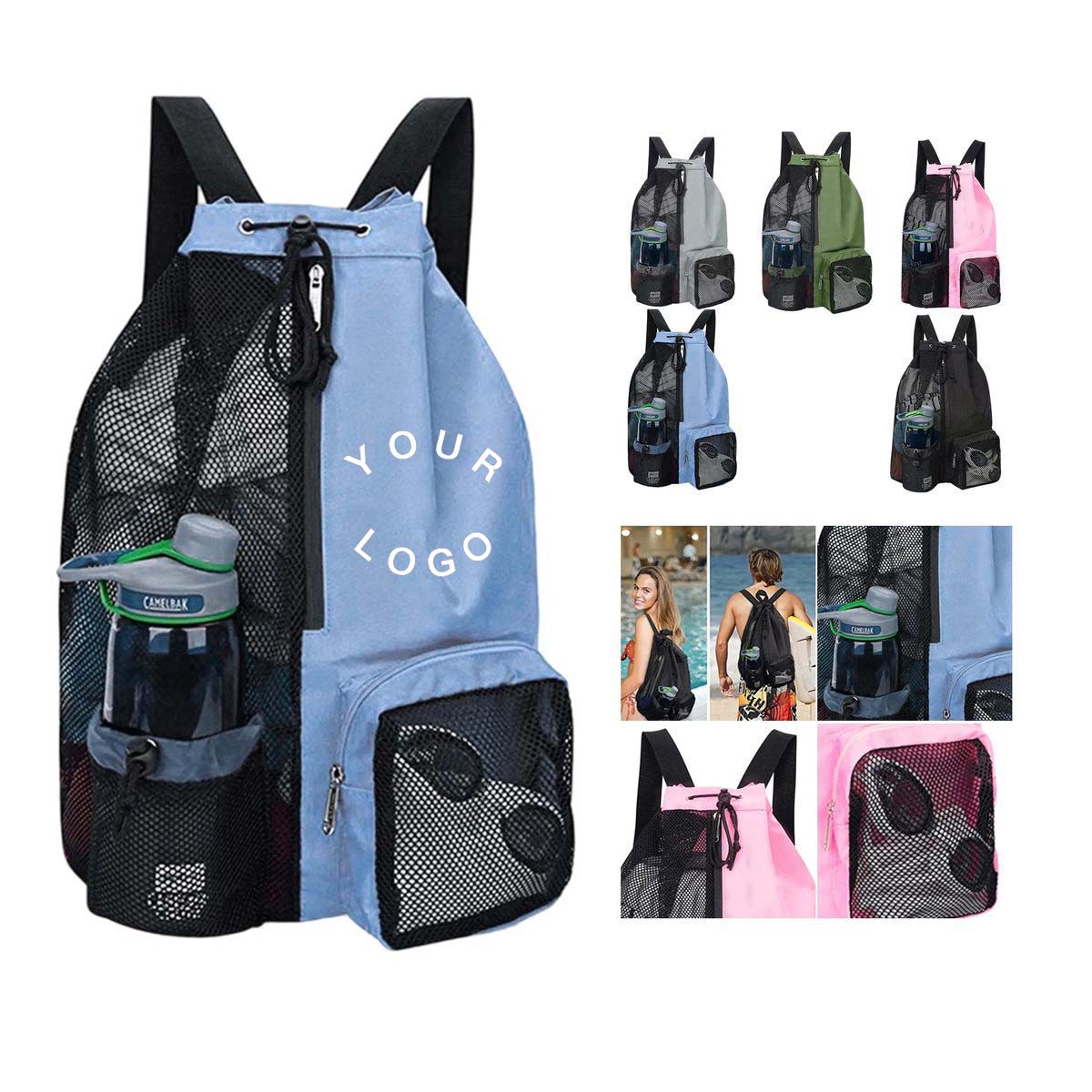 Nylon and Polyester Backpack with Large Capacity 8