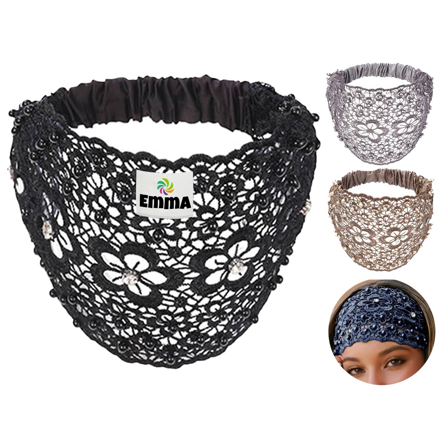 Lace Elastic Headbands 2