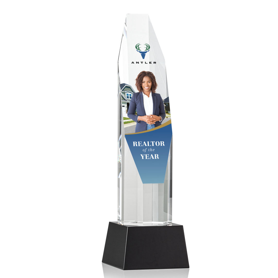 Barrhaven VividPrint™ Award on Base - Black 13