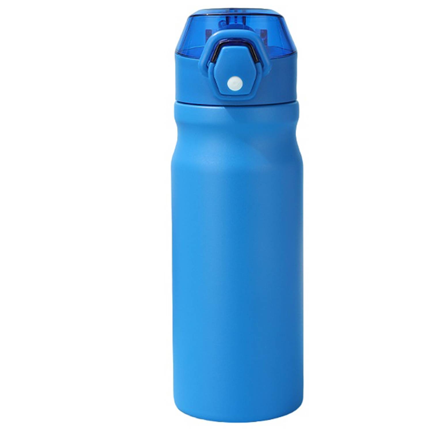 18oz Lockable Lid Stainless Steel Water Bottle w/ Straw 7