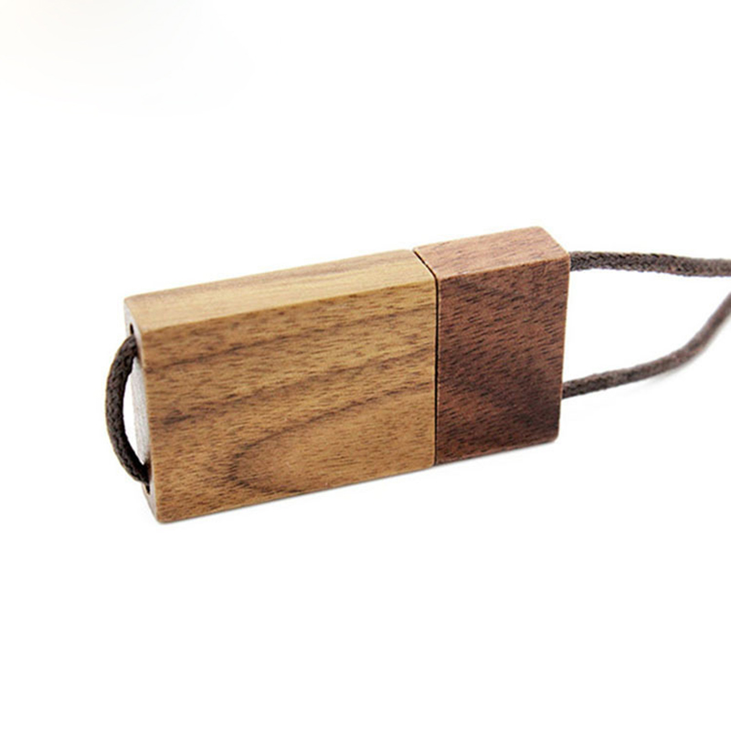 Wooden USB Flash Drive with Strap 7
