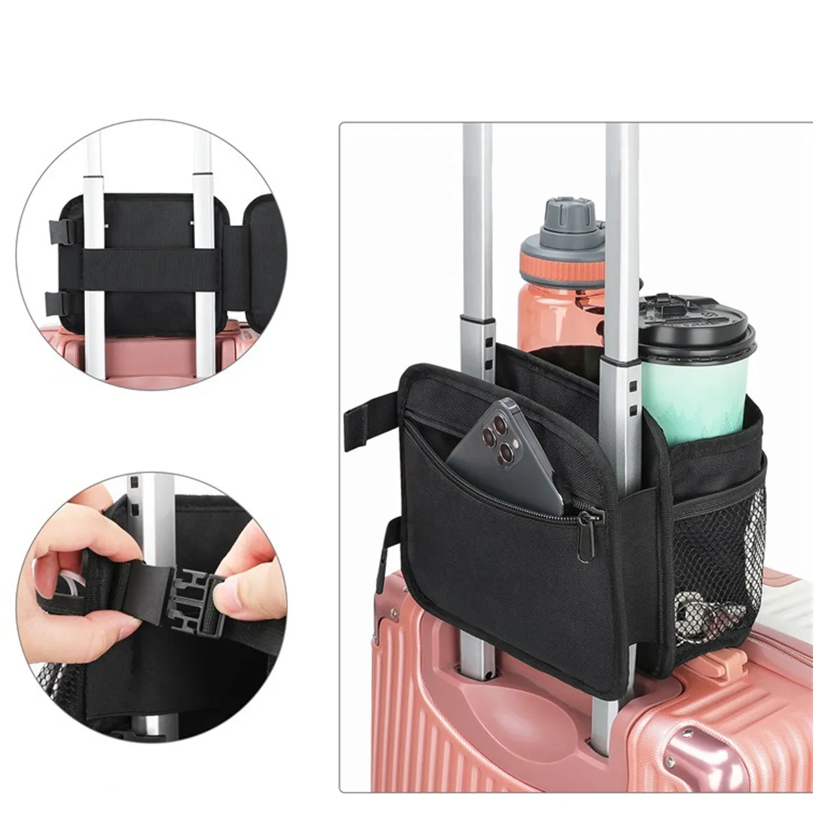 Luggage Accessories Travel Two Cup Holder Bag Essentials 5