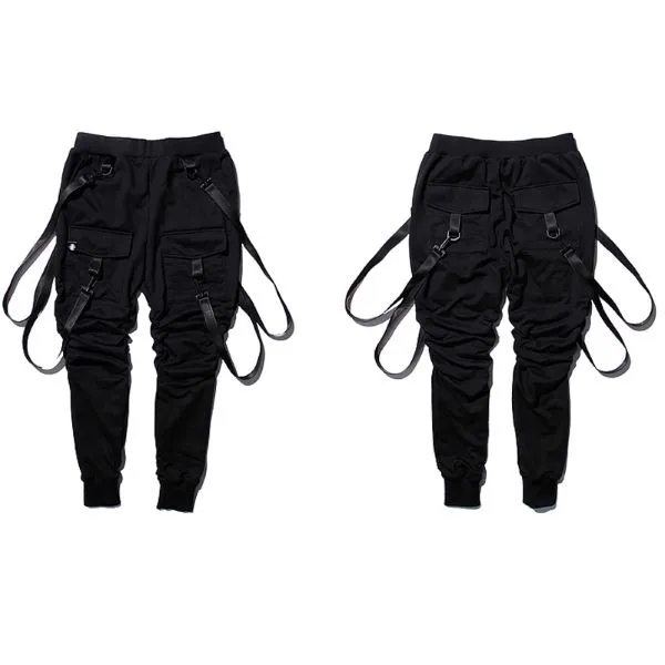 Men's Factory Sample Suspender Jogger Pants 6