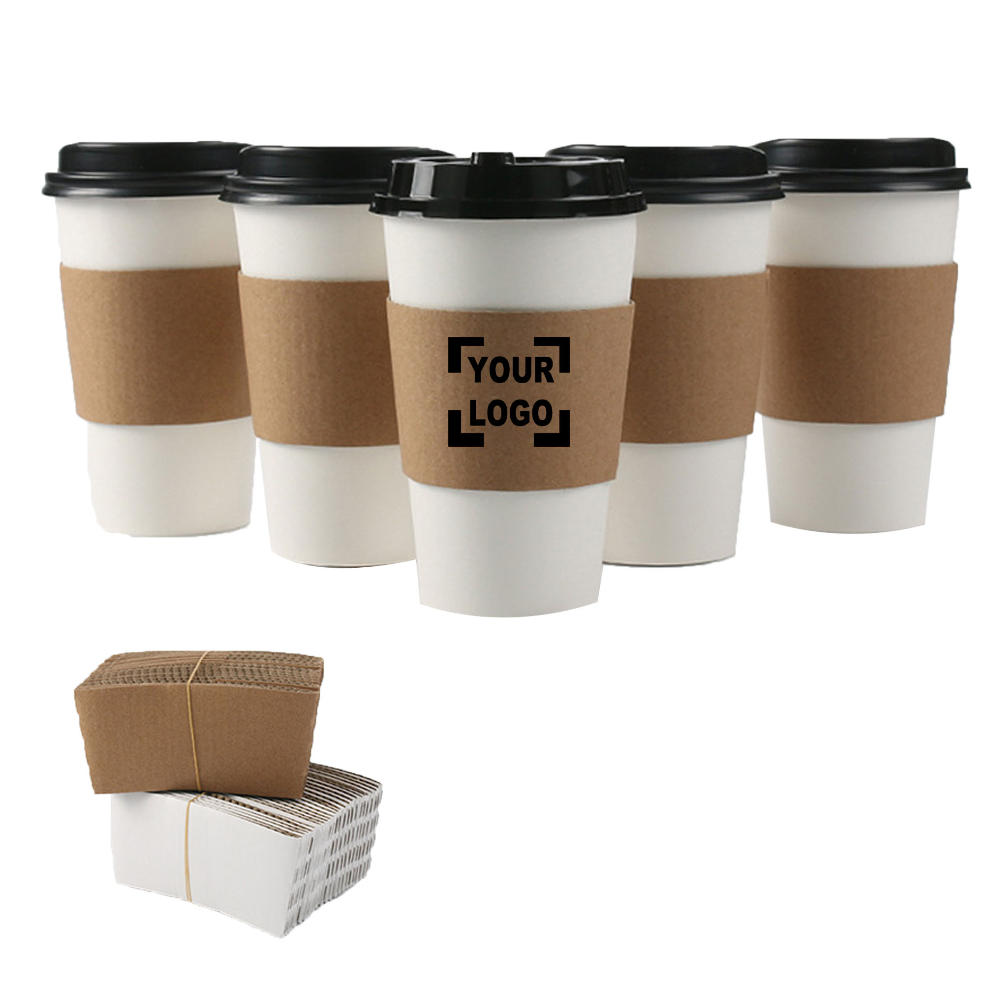 Customizable Beverage Cup Sleeve Wrap 1