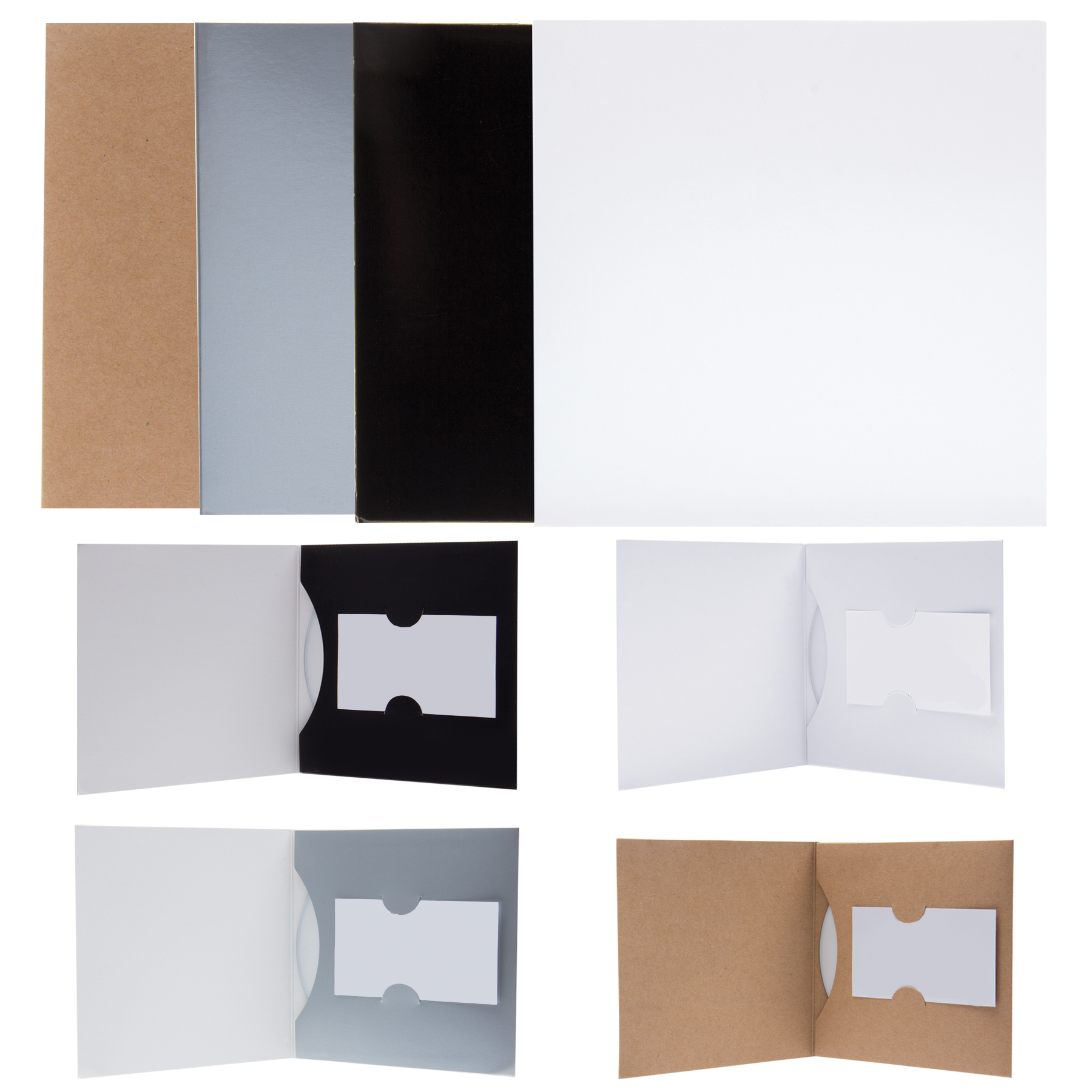 Paper CD/DVD Business Card Folio 3