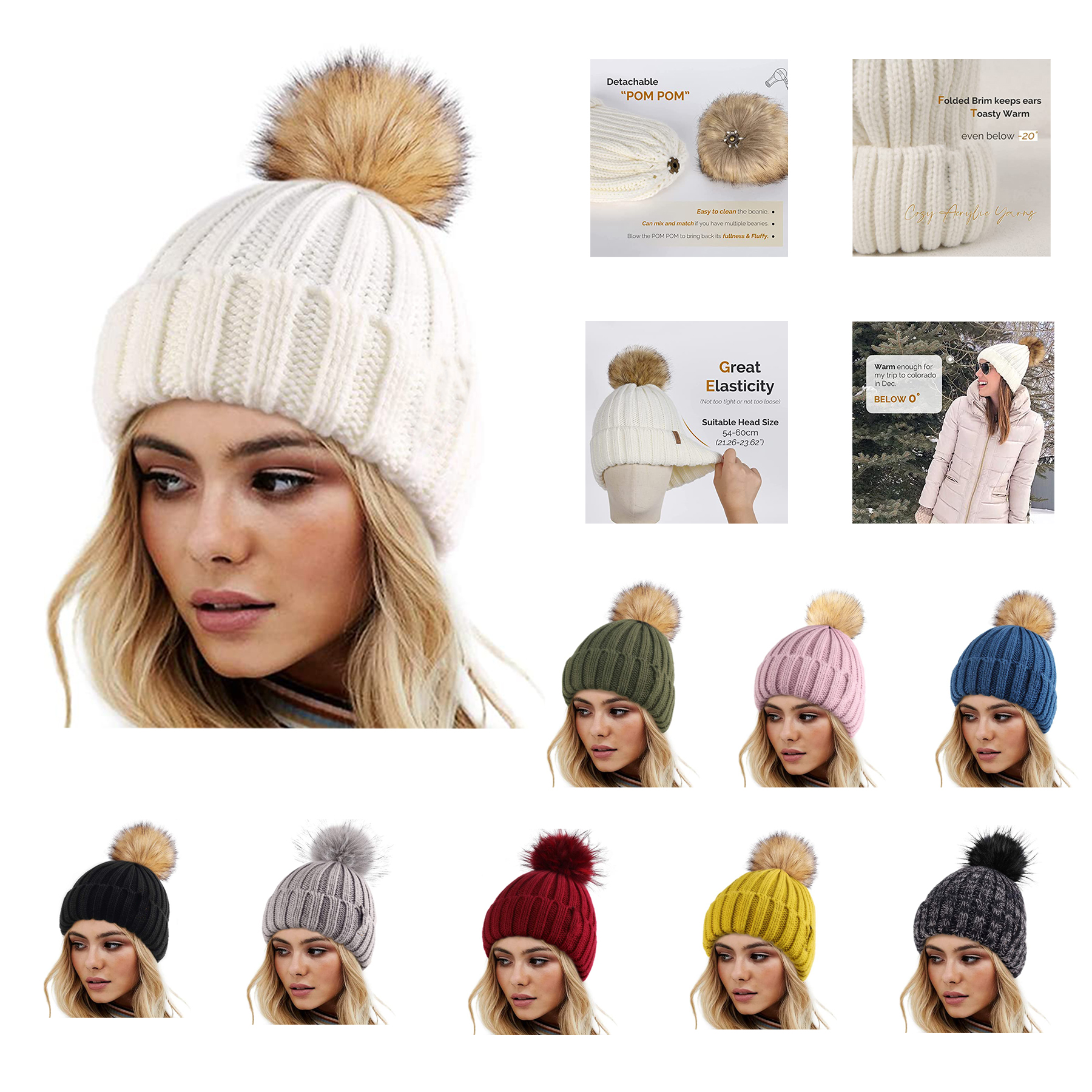 Women's Knitted Beanie 2