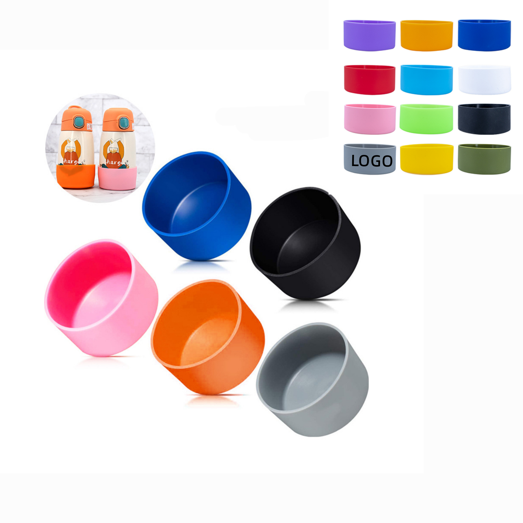 Silicone Cup Sleeve MOQ 100PCS 2