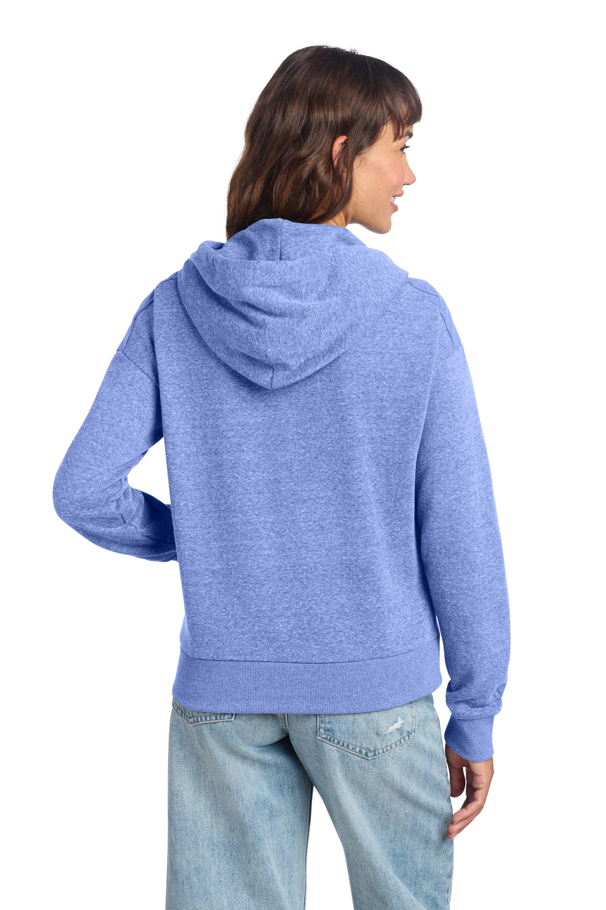 District Women's Perfect Tri Fleece 1/2-Zip Pullover DT1311 46