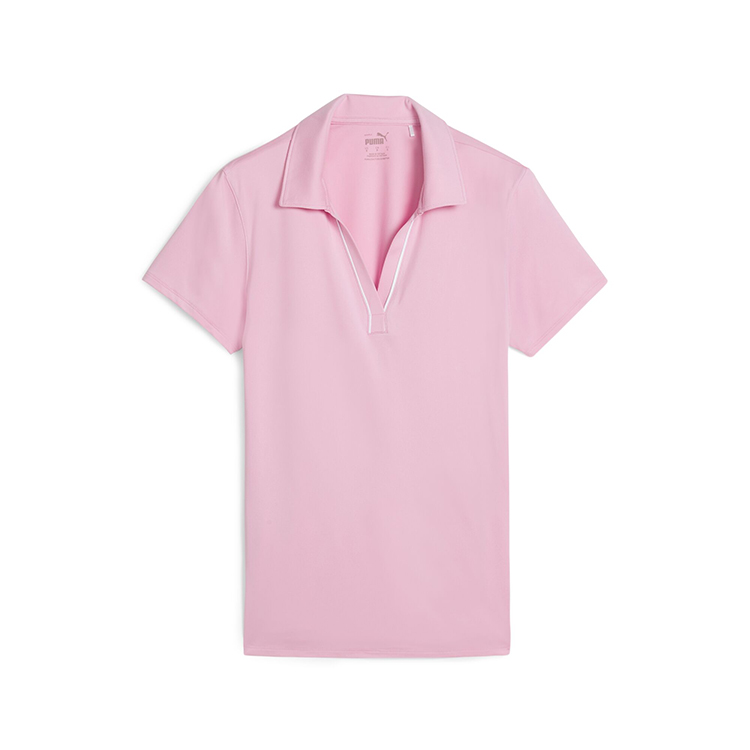 Puma Ladies Cloudspun Piped Short Sleeve Polo 14