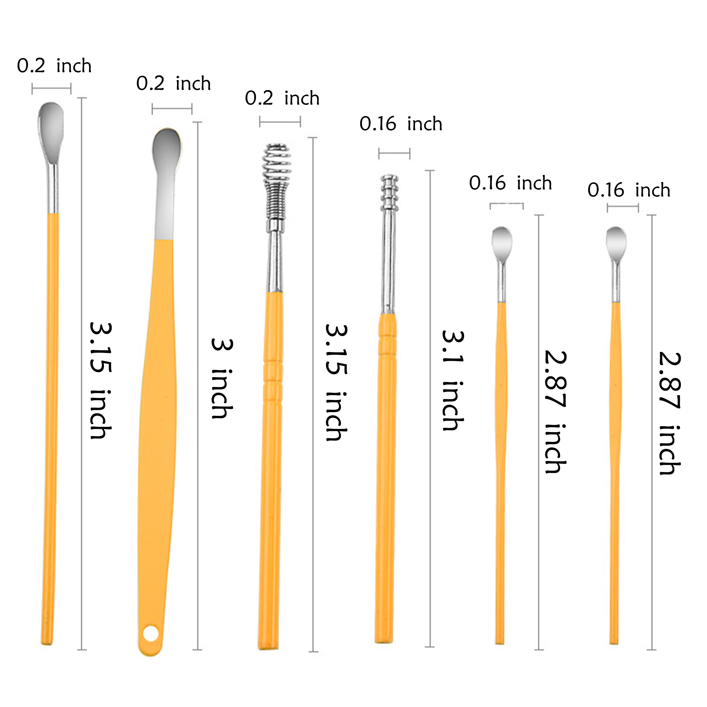 Stainless Steel Portable Ear Cleaning Tool Set 1