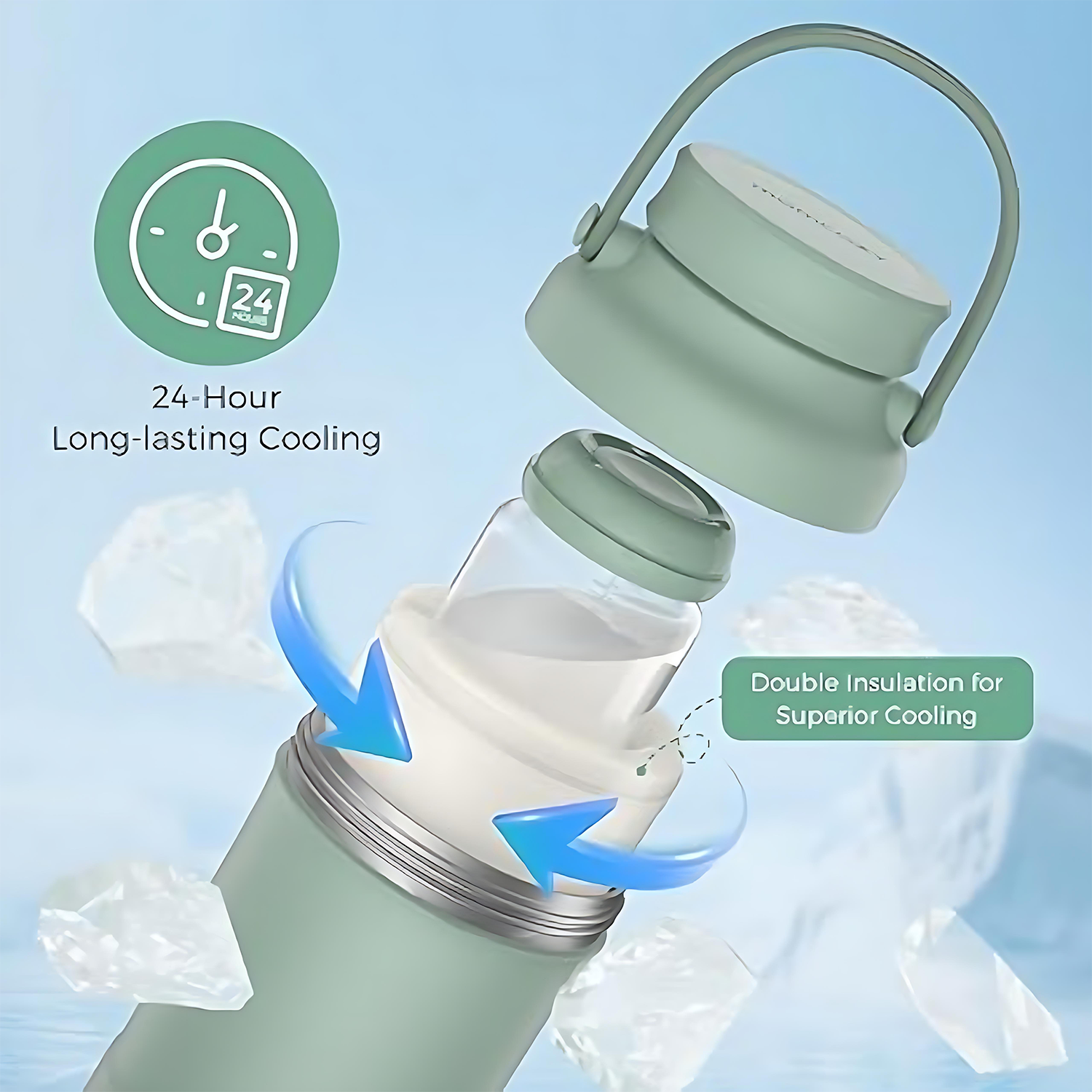 15oz Outdoor Portable Breast Milk Cooler 3