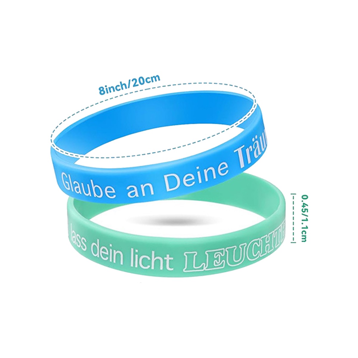 Soft And Skin-Friendly Silicone Wristband 1