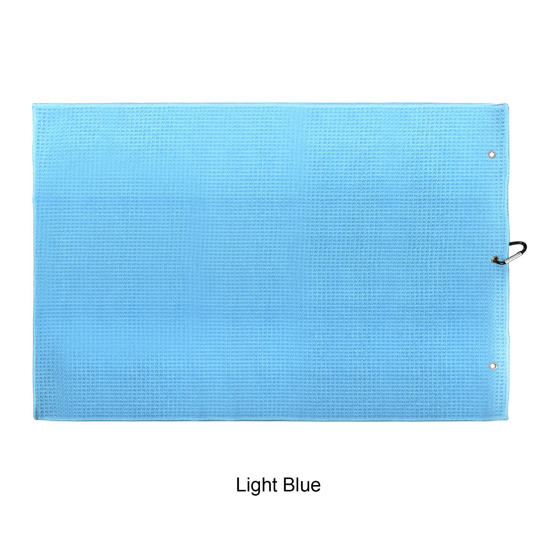 Microfiber Waffle Two-fold Golf Towel w/ Carabiners Clip 16" x 24" 11