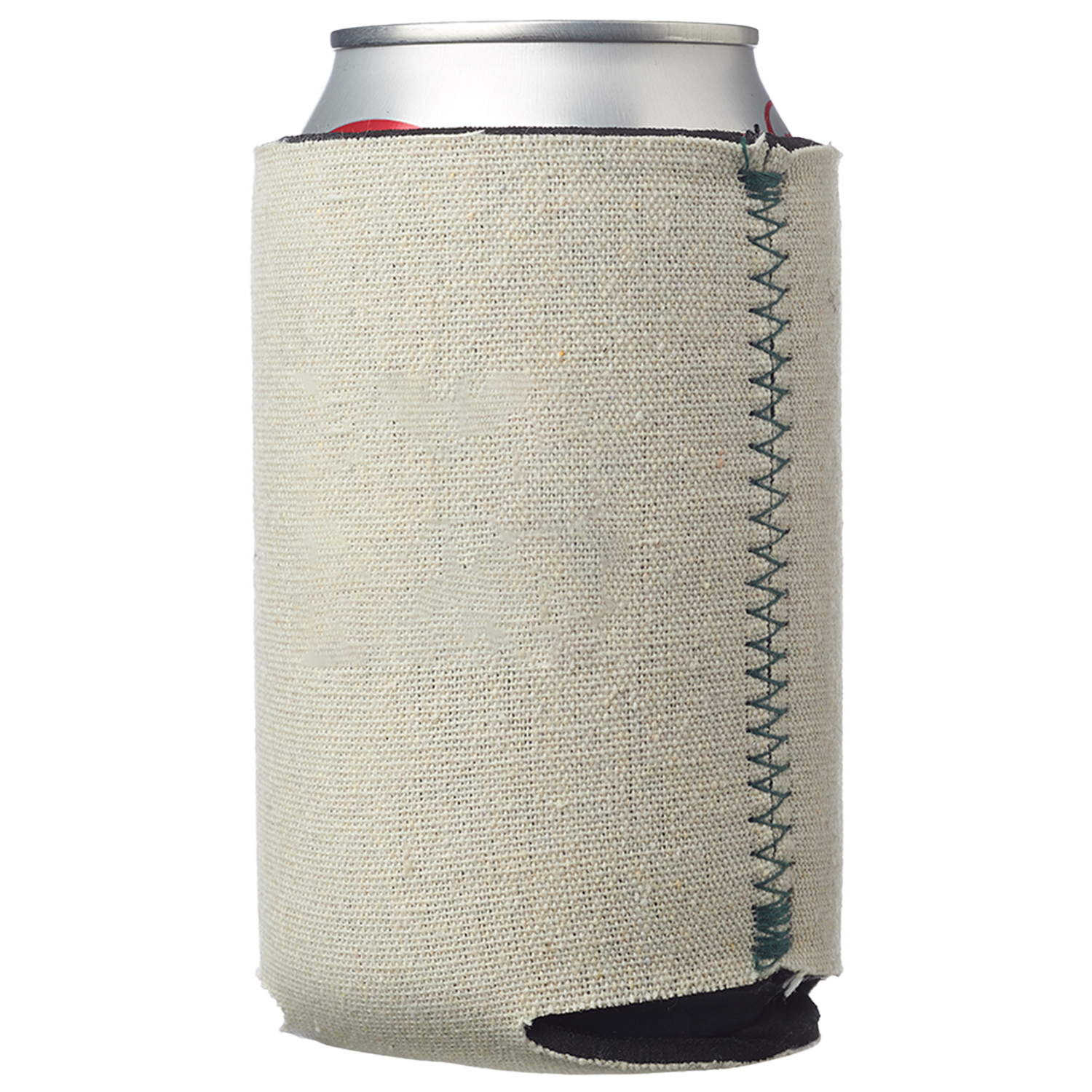 Canvas Collapsible Foam Can Cooler, 16 oz., custom koozie with logo imprint 7