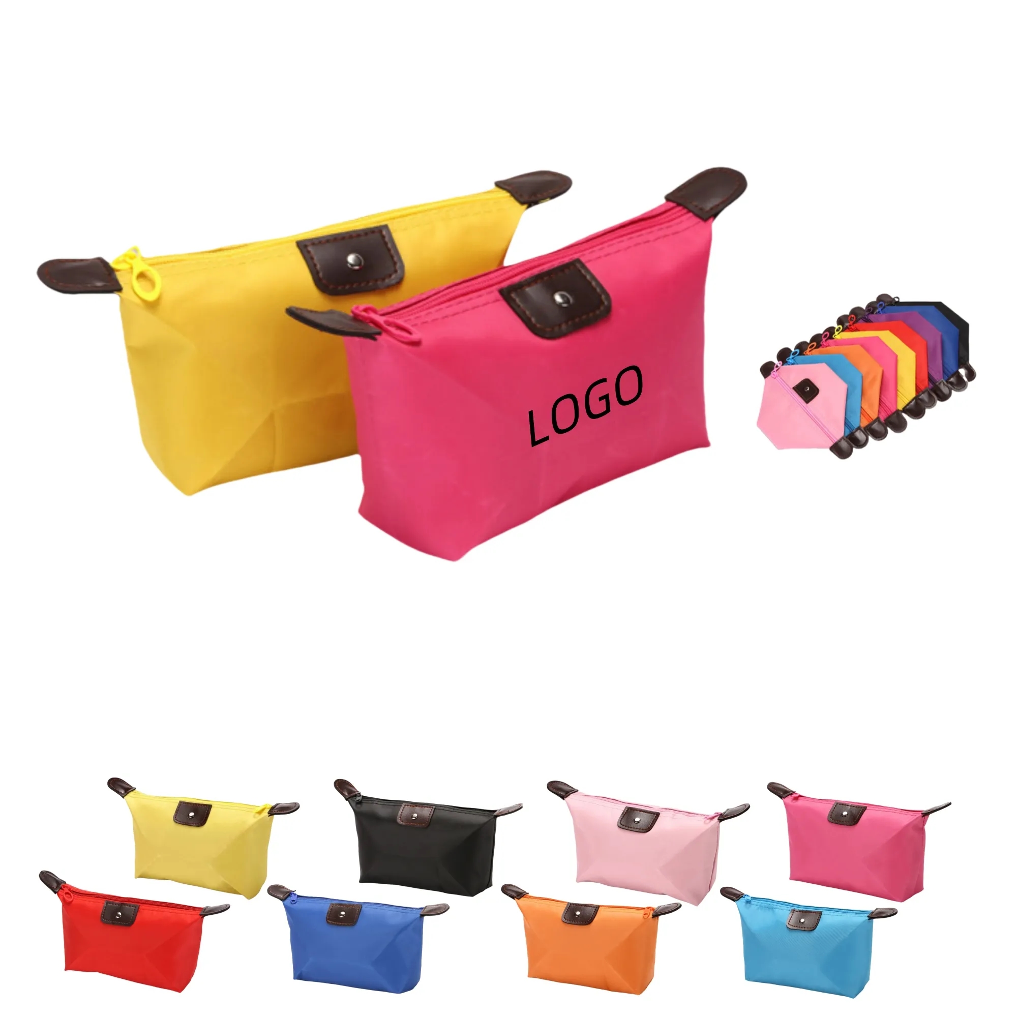 Dumpling Shape Waterproof Travel Makeup Bag 2