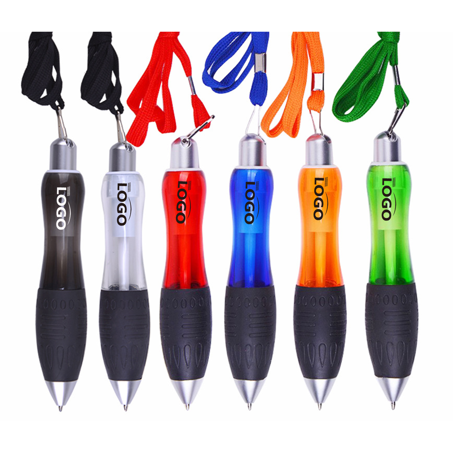 Ballpoint pen with lanyard 2