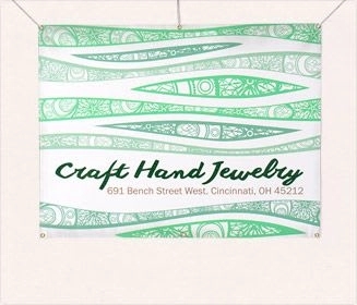 Banner - Canvas, 9oz White Woven Fabric 2