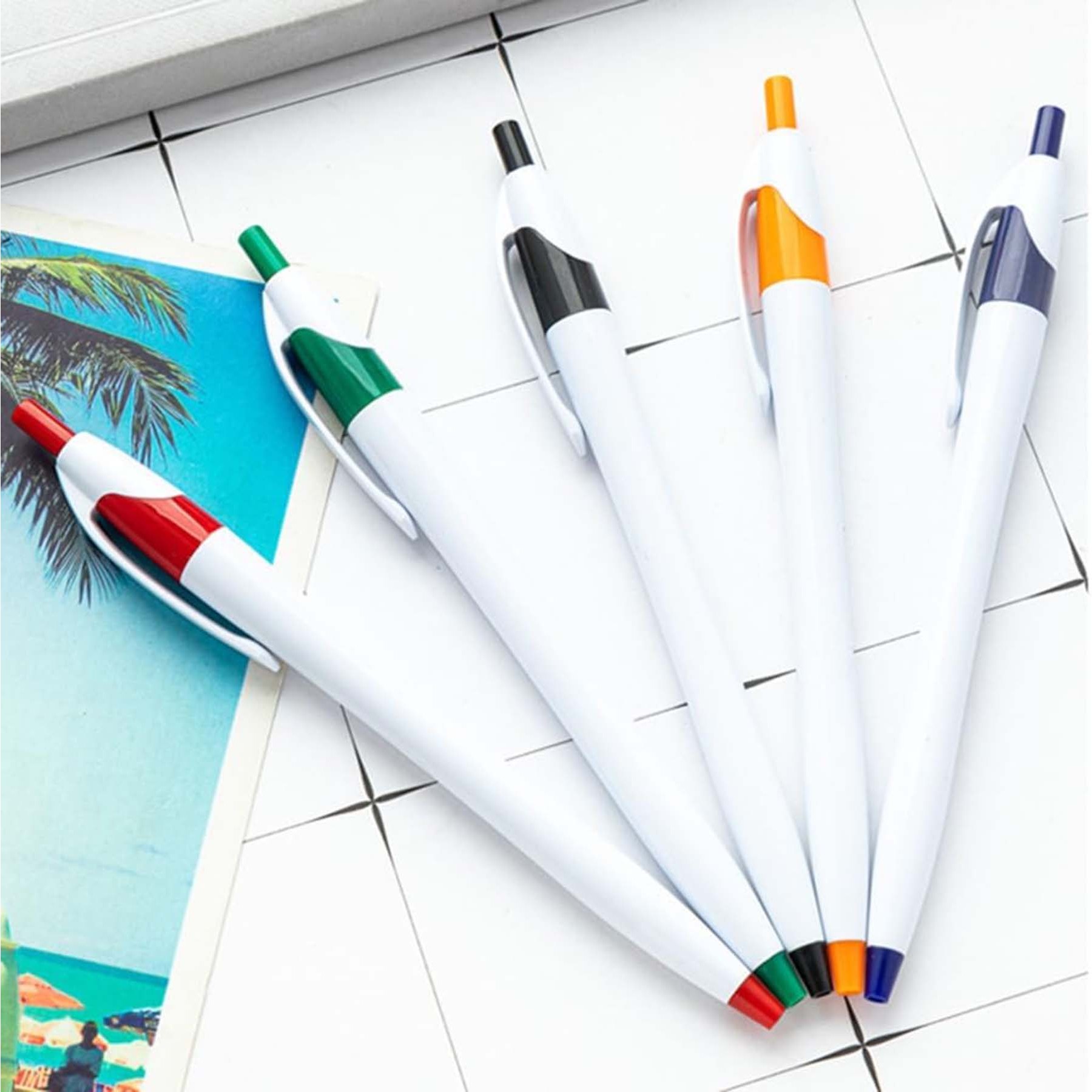 Plastic Javelin Ballpoint Pen - Black Ink 8